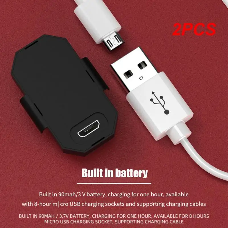 

Фонари для мотоцикла, 2 шт., стробоскоп для дрона, светодиодный, USB, для предотвращения столкновений, велосипеда, самолета, летающий ночью мини-мигающий предупредительный сигнал