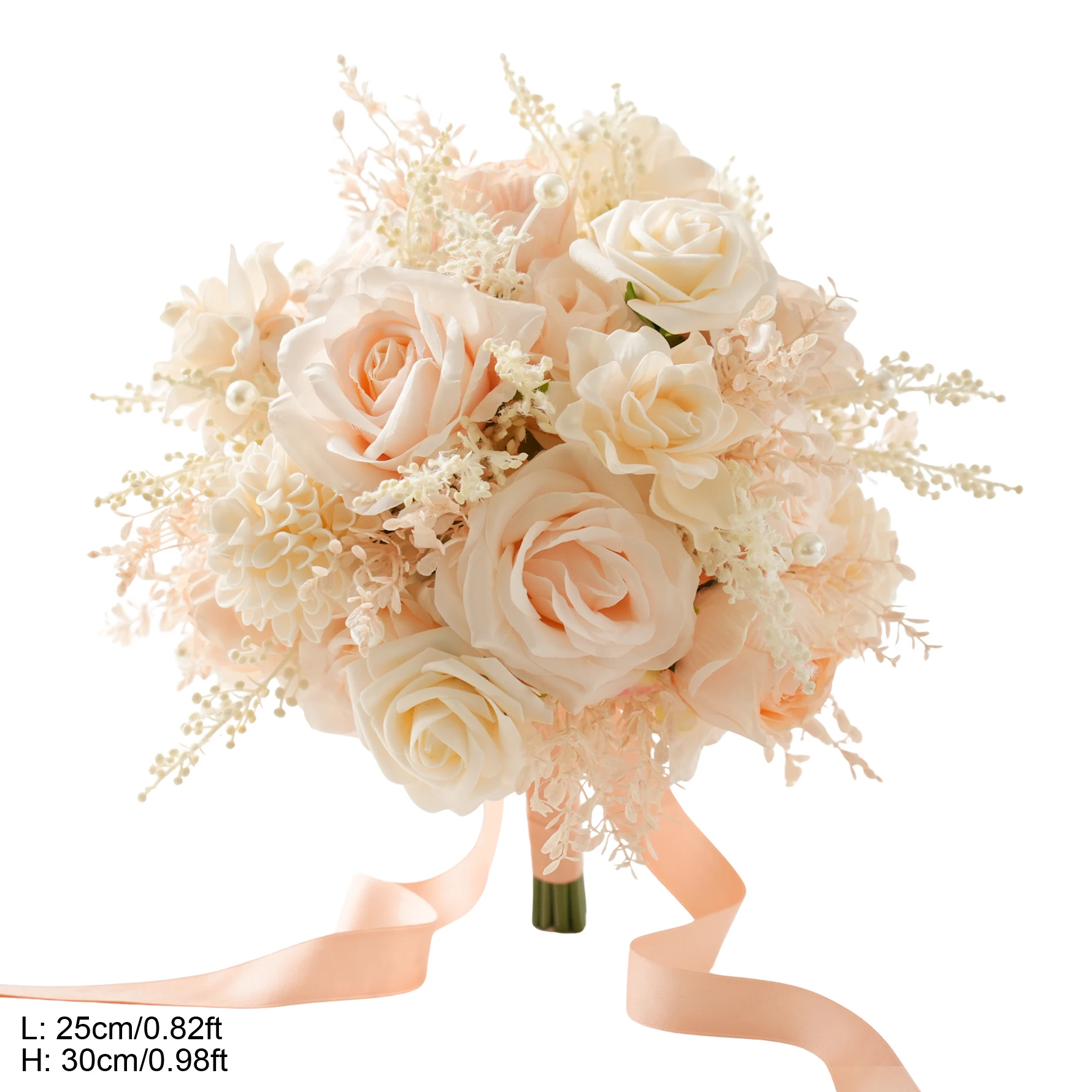 Pink bride bouquet