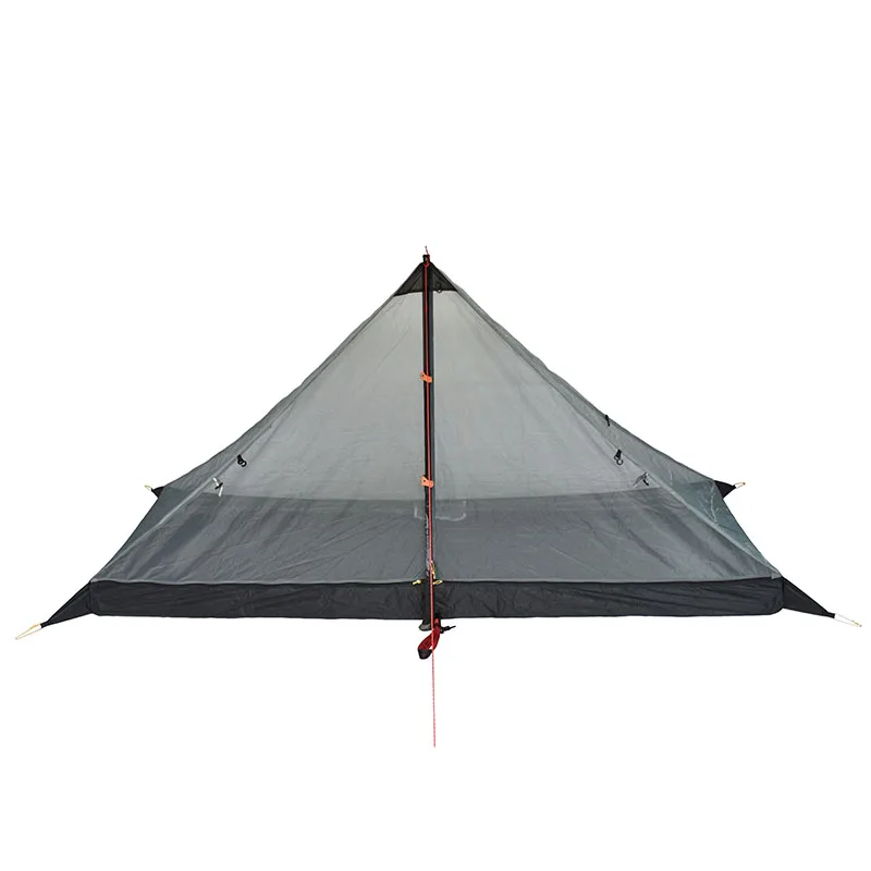 3 Seasons T Doors Design Strut Corner Light Weight Inner Fit Most Pyramid Tent 340 Grams Camping Tent Portable Tent