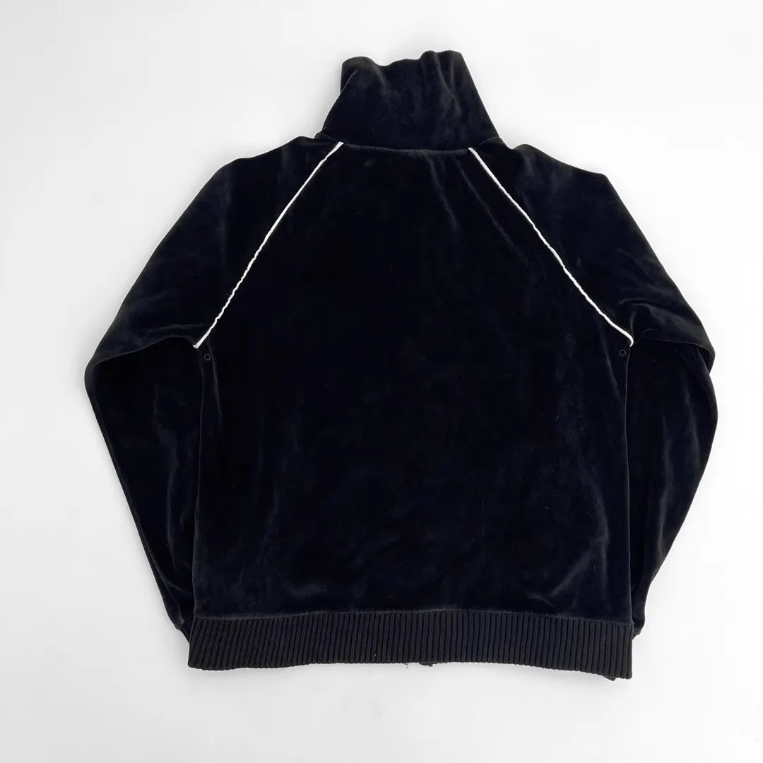 2024 Number Nine Skeleton Velvet Embroidered Zipper Jacket Loose cardigan Jacket WY1107 3
