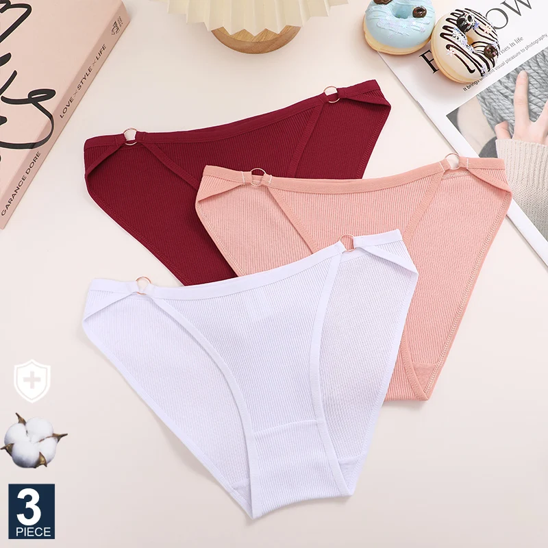 FINETOO-3PCS-SET-Women-Sexy-Cotton-Panties-High-Elastic-Low-Rise-Sexy
