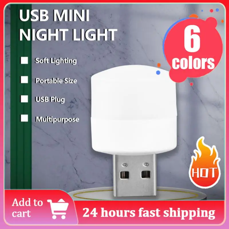 

15Pcs Mini USB Plug Lamp 5V 1W Super Bright Eye Protection Book Light Computer Mobile Power Charging USB Small LED Night Light