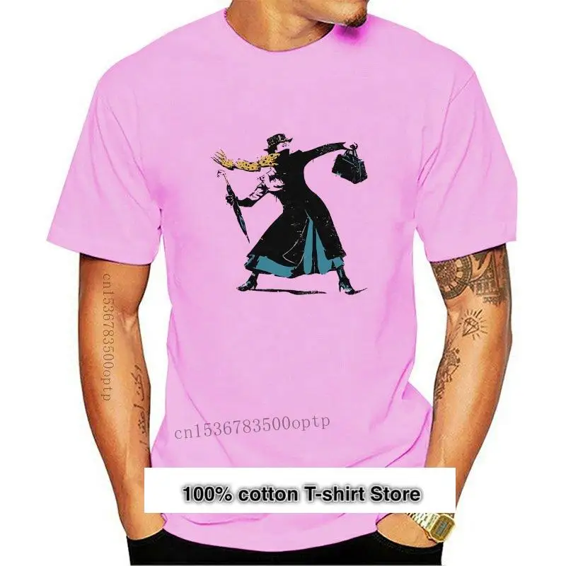 Camiseta De Banksy Mary Poppins Para Hombre Y Mujer, Ropa De Moda, Deviida, Novedad