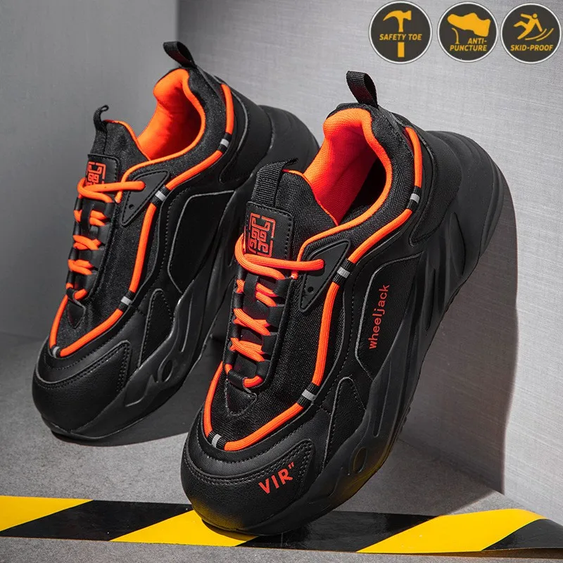 Diansen New Steel Toe Cap Platform Boots Sneaker Leggera E Traspirante Per Scarpe Antinfortunistiche Da Uomo Da Lavoro Scarpe Antinfortunistiche Antiu