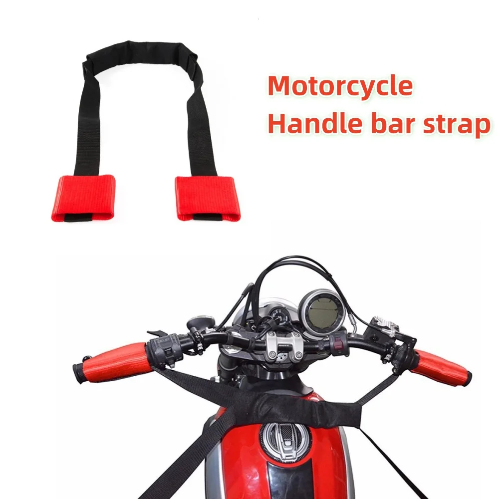Motorcycle Handlebar Bar Support Strap 1PCS Universal For Motorbike Trailers Secure Bike During Transit motorcycle wheel strap,motorcycle trailer