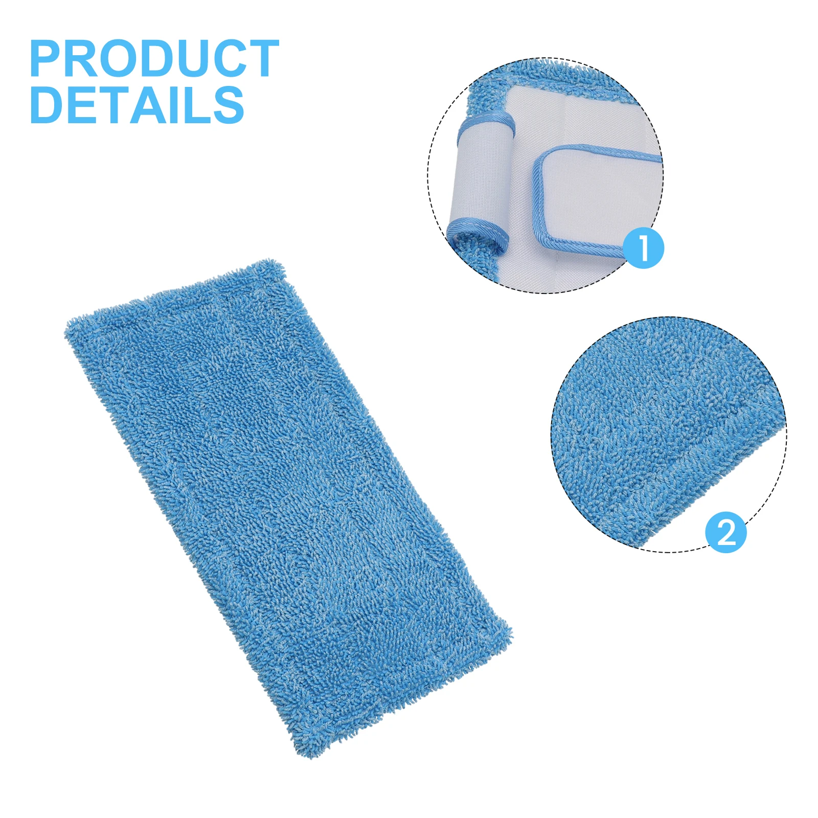 1Pc Riutilizzabile In Microfibra Mop Pad Mop A Doppio Effetto Per Swiffer Sweeper Detergenti Per La Casa Mop Spin Mop Cloth