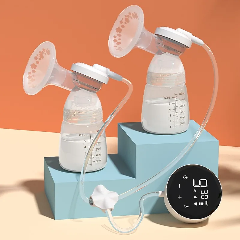 Electric Breast Pump Silent Milk Collection Hands-free Invisible Automatic Intelligent Breast Pump Portable A Must-have At Home