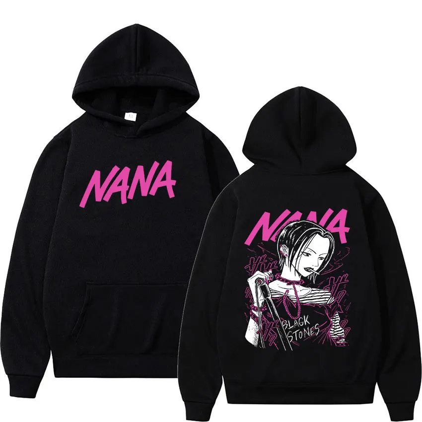 

Japanese Anime Nana Osaki Graphic Hoodies Men Women Fleece Warm Oversized Sweatshirt Long Sleeve Harajuku Y2k Streetwear Hooded