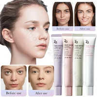 Za Isolation Cream Invisible Pores Brightening Skin Tone Moisturizing Concealer Makeup Primer Modifying Redness and Dark Yellow 2