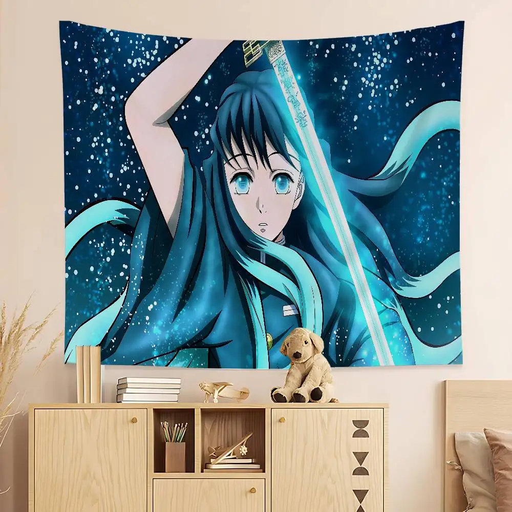 Muichiro Tokito Anime Tapestry - Sci-Fi Art