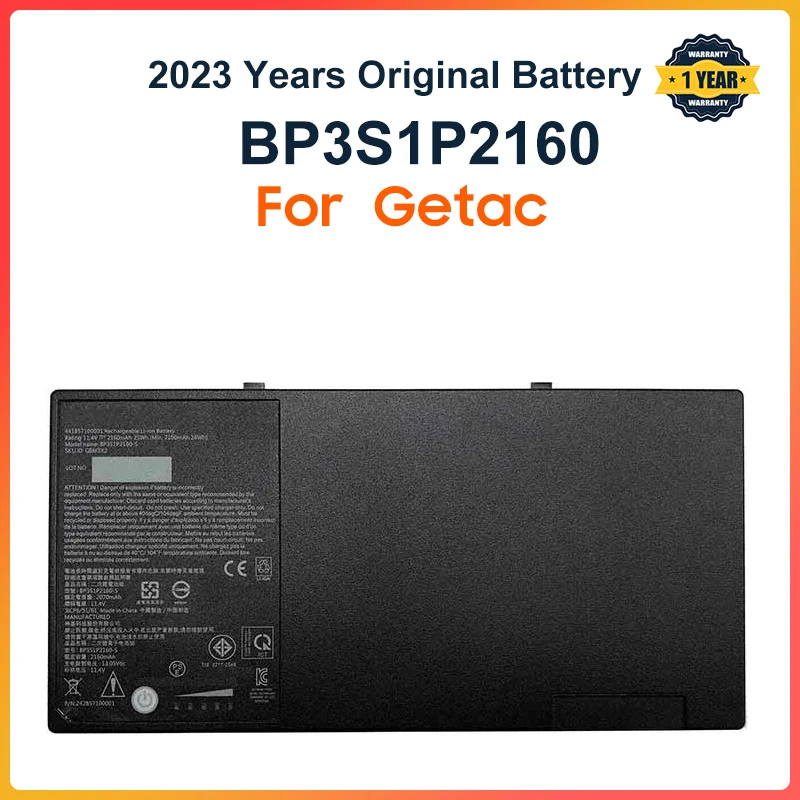 Batteria Per Laptop Bp3S1P2160 Bp3S1P2160-S Per Tablet Getac F110 Serie G8M3X2 441857100001 P/N:24285710000 11.4V 2160Mah