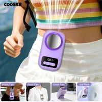 Mini ventilateur portable à clipser sur la taille ou à suspendre au cou, rechargeable, pour le travail en extérieur, les voyages, ventilateur personnel de bureau 1