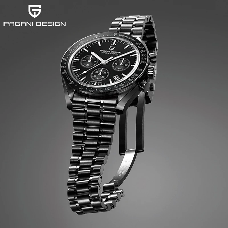 2023 Nuovo Pagani Design V5 Moon Mens Orologi Quarzo Top Brand Luxury Chronograph Automatico Impermeabile Sport Zaffiro Orologio 1701
