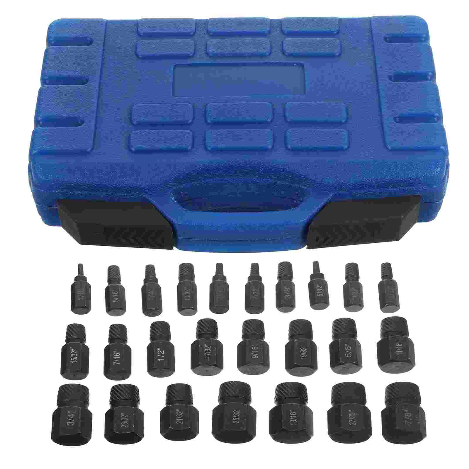

Screw Extractor Small 25 Piece Set Stripped Screws Removal Tool Broken Bolt Kit Easy Out