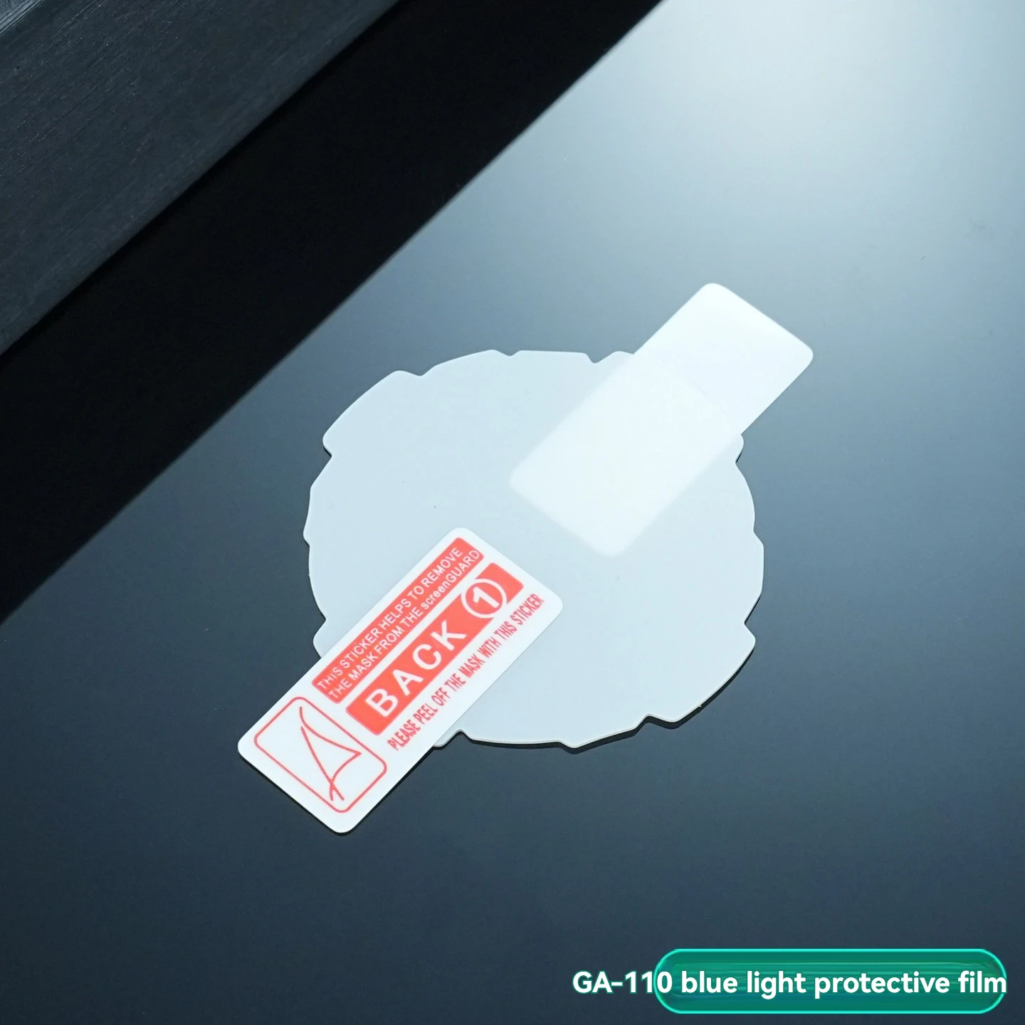 G-Shock용 보이지 않는 갑옷: GA-110/GA-700 시리즈용 강화 유리 화면 보호기 2팩, HD 투명 및 긁힘 방지 필름