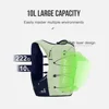 AONIJIE C9116 Hydration Vest Backpack 10L Fits 6.8 Inch Phones Lightweight Hydration Pack for Trail Run Race Marathon 2
