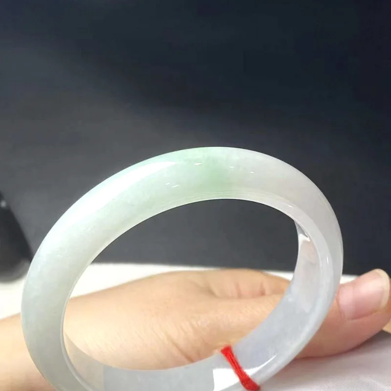 Natural Myanmar A Boutique Bracelets Ice Waxy Kinds Color Jade Bracelet Ornament With Certificate