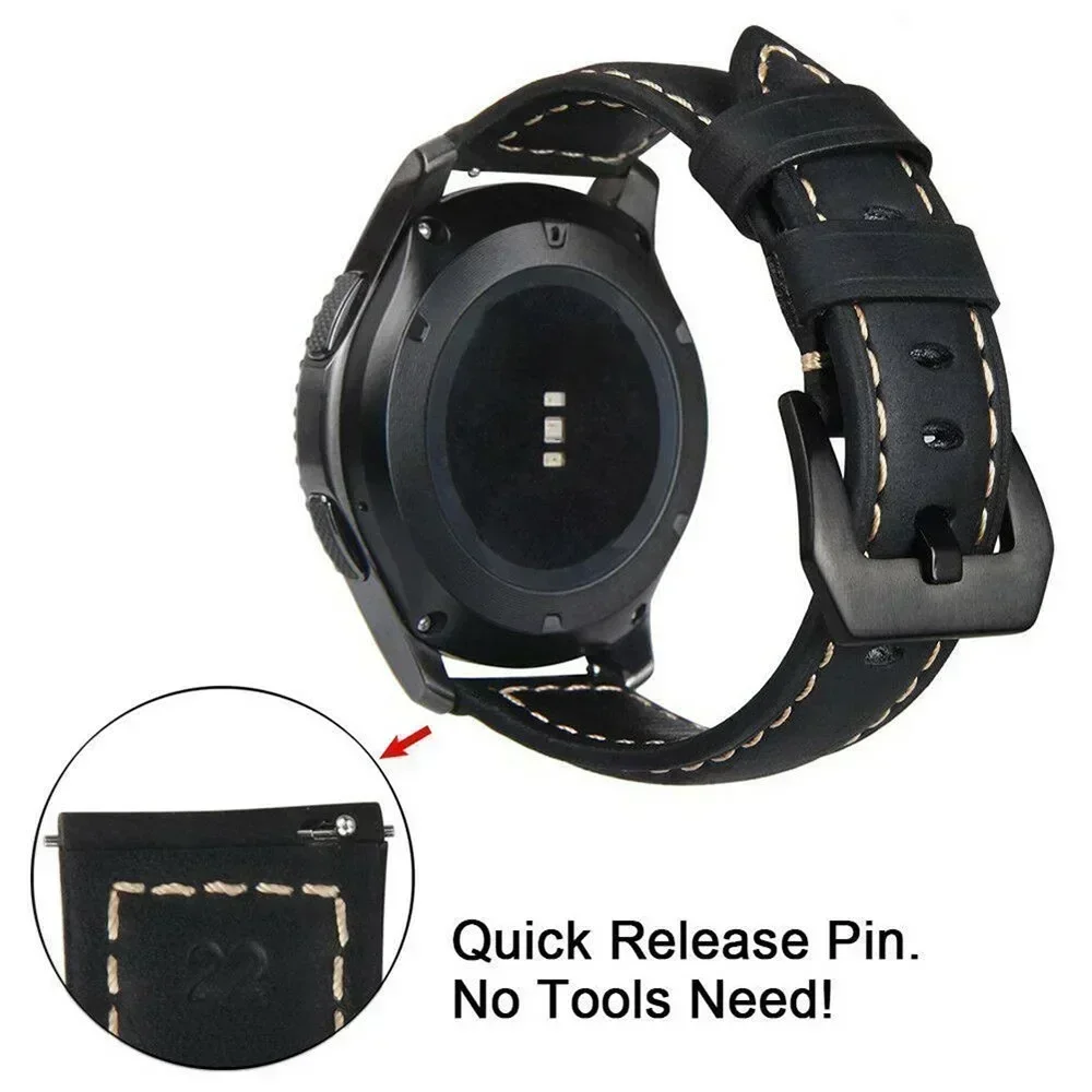 Quick Release Retro Leather Watch Straps - Genuine Quality Band