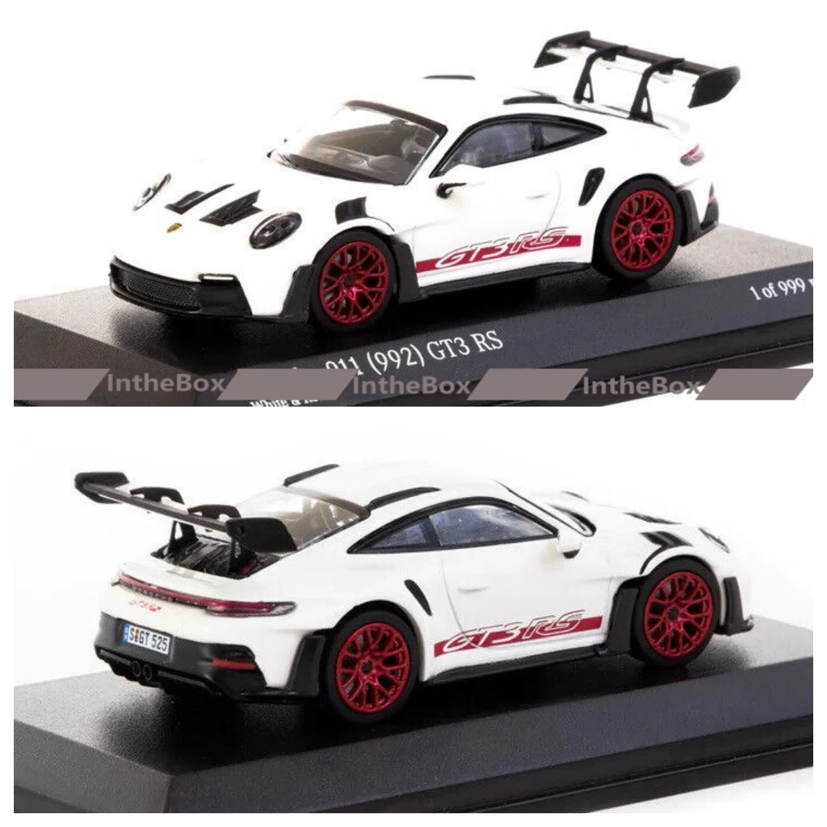 

Minichamps x Tarmac Works COLLAB64 992 911 GT3 RS 1:64 Коллекционная модель автомобиля, лимитированная коллекция, хобби-игрушки