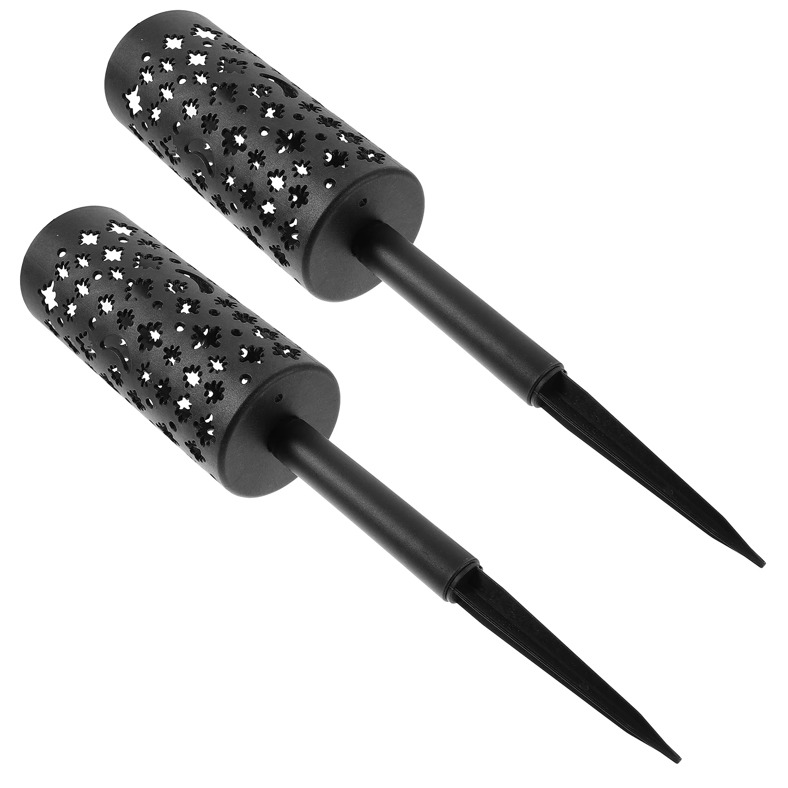 

2 Pcs Cemetery Flower Arrangement Imitation Vases for Graves with Spikes Artificial Flowers Memorial Resin
