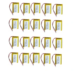 High - Capacity 3.7V Polymer Lithium Rechargeable Battery with JST PH 2.0mm 2 - Pin Plug - 3.7 V (20 PCS)