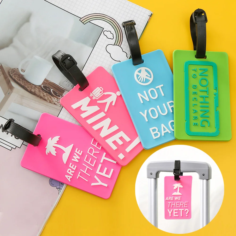 

Luggage Tags Travel Accessories Baggage Tag Name Address ID Baggage Tag Suitcase Label Travel Card Portable Durability Useful