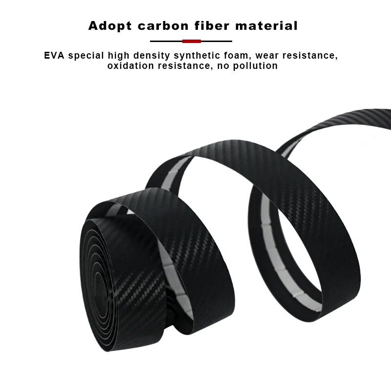 Bike Handlebar Tape Bicycle Accessories Bike Handlebar Plugs EVA PU Road Bicycle Handle Bar Tapes Belt Anti-slip Shock Absorption Cycling Wrap +2 End Plug Accessories
