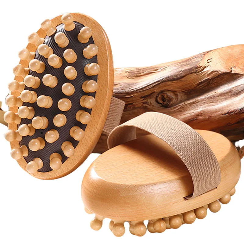 Manual back massager, meridian brushing for the whole body, massaging the abdomen and legs, scraping tool