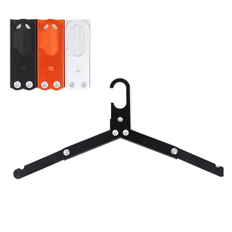 ExquisiteCampingOutdoorFoldingCoatHangerAluminumAlloyPortableEasyStorageDurableCoat