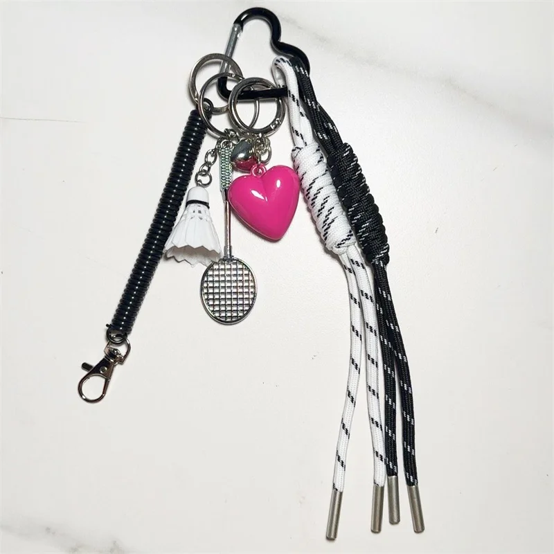 2025 Original Paris Fashion miu Matching Color Climbing Rope Bag Charm Cartoon Doll Pendant Key Pendant Bag Pendant Party Gifts