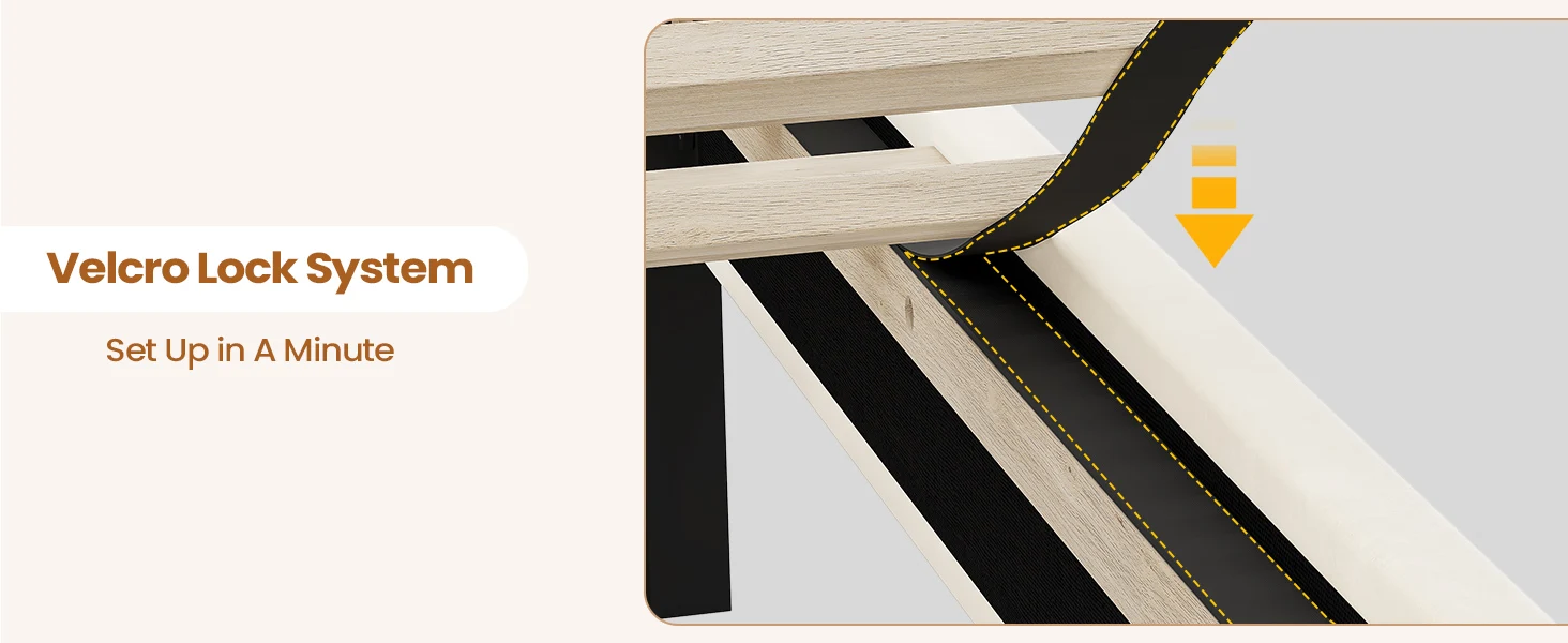 king floating bed frame