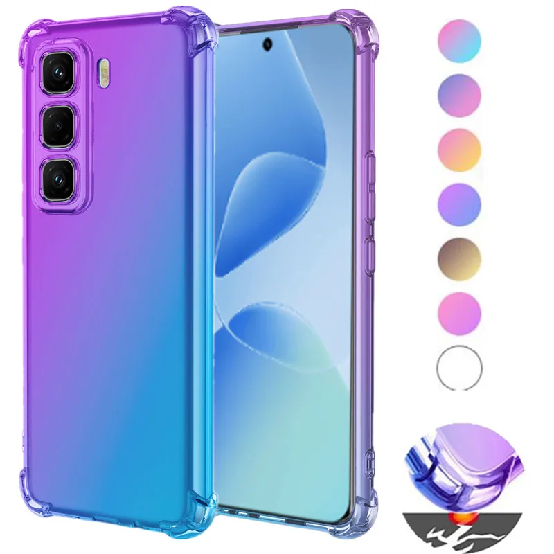 Airbag Shockproof Gradient TPU Protective Phone Case Cover
