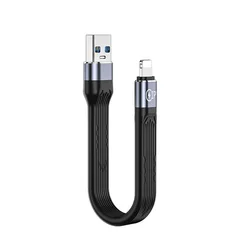 Ultra - Durable 20W PD USB - C Fast Charging Cable for iPhone - Premium Soft FPC, 3A High - Speed Data Transfer Cable (USB A to 8Pin)