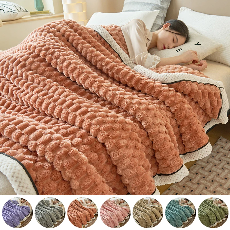 CoralVelvetblanketAutumnWinterWarmSleepingBlanketSoftFlannel