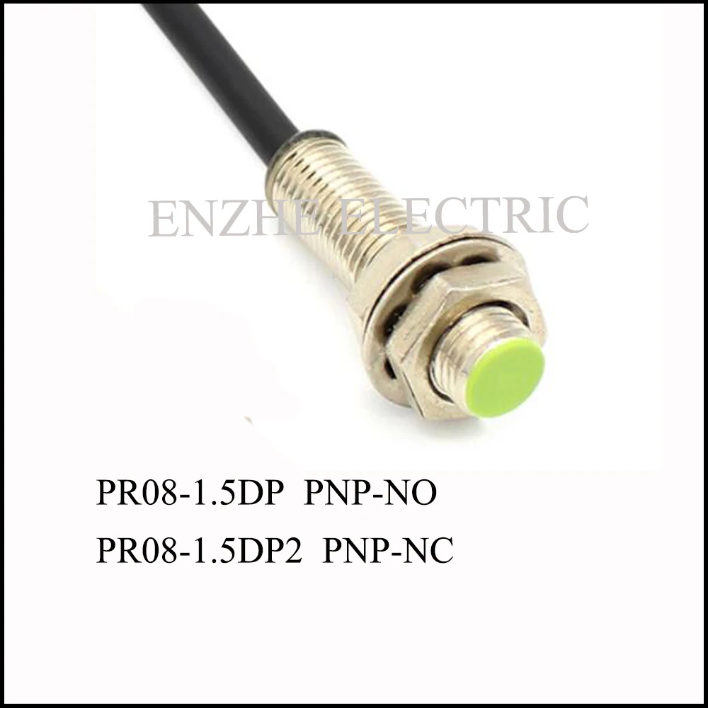 Sensore Di Prossimità Induttivo PR08-1.5DP - DC 12-24V, PNP NO | Tipo Cilindrico Per Automazione - Foto 7