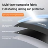 4-Layer Sun Shade Cover Electrostatic Curtains for Car Side Sun Protection Cover Foldable Car Window Shield Private Anti Sun UV 6