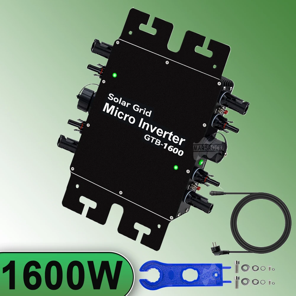 Description Picture 3 of item1600W 400W MPPT Grid Tie Solar Inverter Intelligent Microinverter With WiFi Function 20-50VDC Solar Panel Input For Home Grid