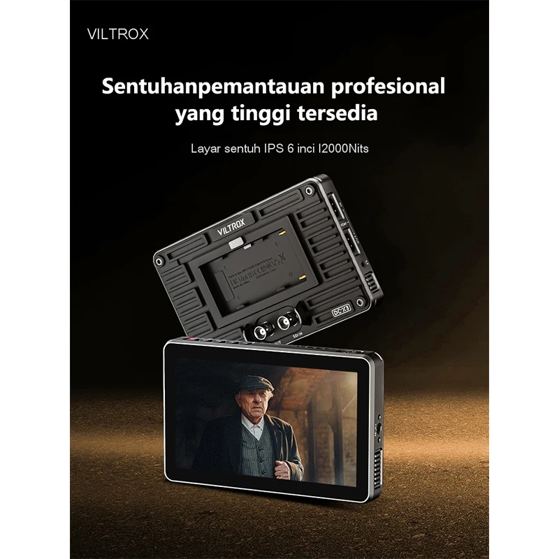 Portable Monitor DSLR Field Monitor Viltrox DC-X2/DC-X3 6 Inch 2000nit Profissional HD Monitor Photography Vlogging Filmmaking TV Creating Touch Screen Monitor