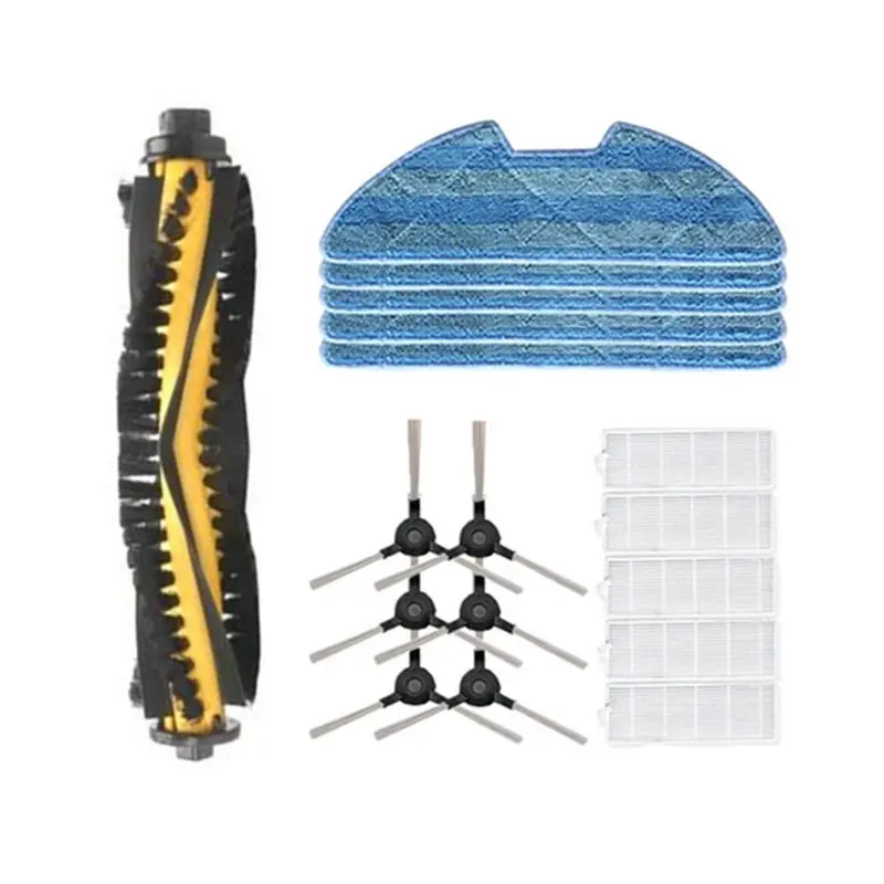 Filtro Hepa Spazzola Principale Spazzola Laterale Panno Mop Per Blaupunkt Bluebot Xpower + Robot Aspirapolvere Parti Accessori