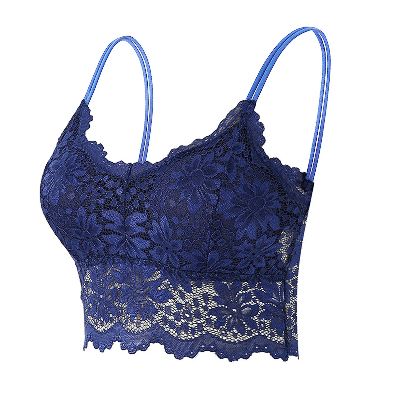 Lace Sport Bra Crop Top Seamless Lingerie V Neck Underwear Without Chest Pad Hollow Out Bras For Women sports bra women lingerie womens bras sports underwear womens lingerie crop tops