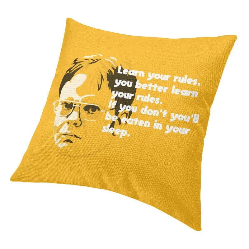 DWIGHT SCHRUTE the Mask the Office Fan Sequin Pillowcase 