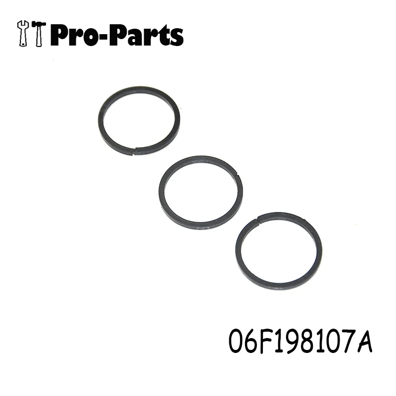 Camshaft Adjuster Oil Control Seal Rings 3PCS Black Rubber Engines For VW Audi