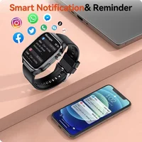 New Nursing Level Blood Pressure Laser Therapy Diagnosis Smart Watch Men Women Clock ECG+PPG Uric Acid Lipid Heart Rate Watches - Image 5