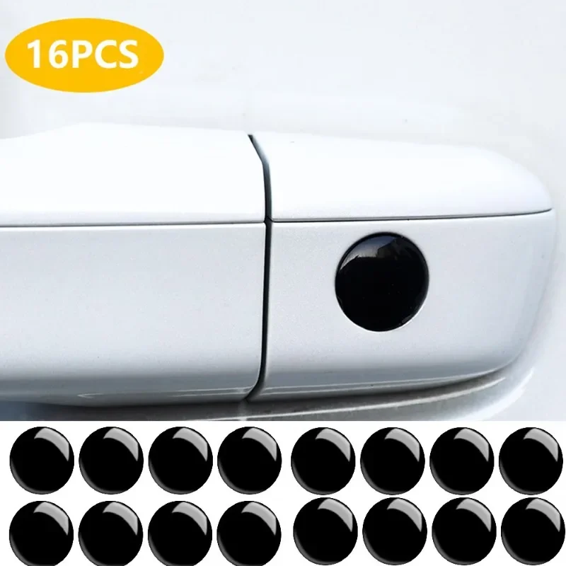 

Car Door Keyhole Stickers Universal Door Decoration Protection Circular Decal Anti-blocking Dustproof Autohesion Decal for BMW