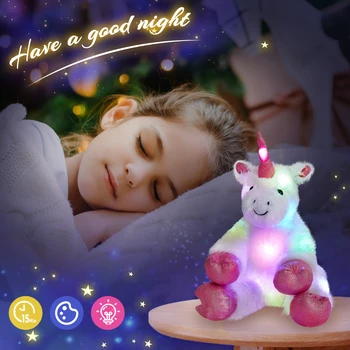 Glowing Unicorn Plush Toy 2