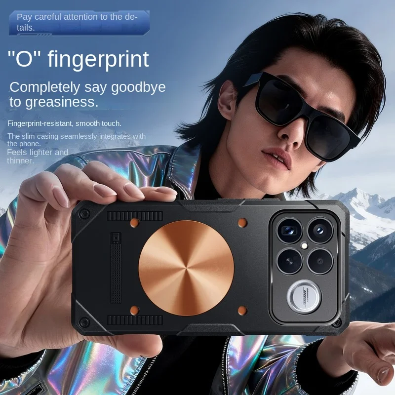 Lightweight Silicone Phone Case with Magnetic Car Mount and Heat Dissipation Design