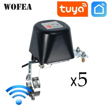 Wofea Bluetooth 및 Wifi 스마트 전기 밸브 암 매니lator 레이터 (물 가스 자동 차단) APP 제어 (Tuyasmart Smartlife)