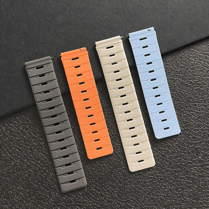 Magnetic Silicone Loop Strap - Versatile Smartwatch Bracelet
