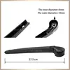 Wiper 11" Rear Wiper Blade & Arm Set Kit For VW Golf 7 Hatchback 2012-2019 2013 2014 2015 2016 Windshield Windscreen Rear Window 3