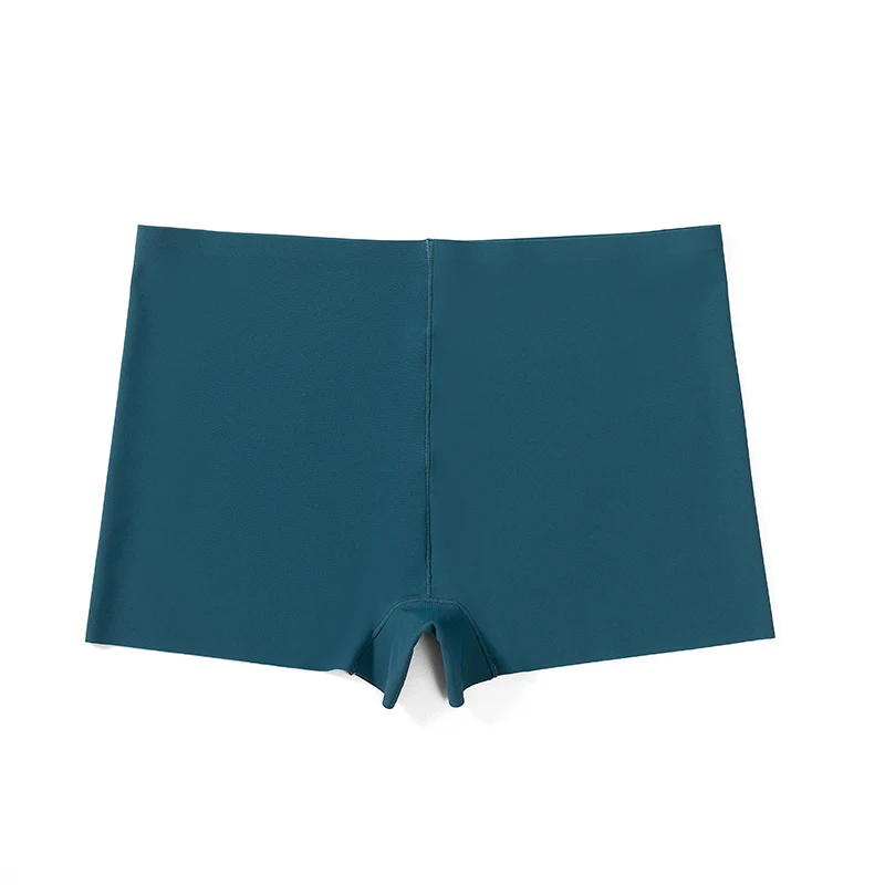 Women Panties 4PCS Seamless Boxers Breathable Comfortable Boyshorts Silk Satin Sports Underpants